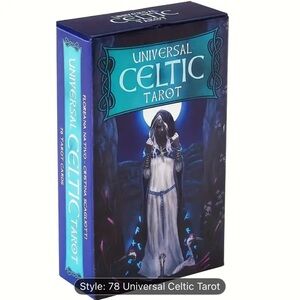 Universal Celtic Tarot Card Set - Blue and Black